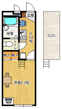 【間取り】 | レオパレスフェレット | レオパレスフェレット(GoodHome)