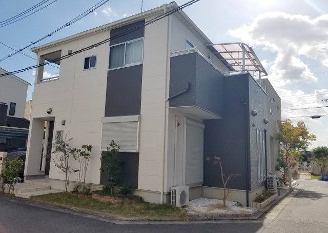 堺市美原区阿弥　一戸建の外観|角住戸！