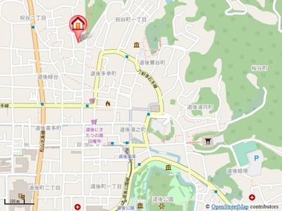 【地図】 | パストラーレ道後Ａ・Ｂ・Ｃ