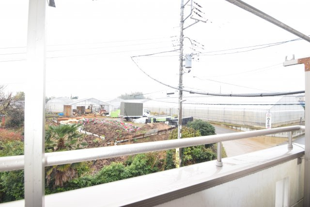 スマイルガーデン柏井の展望|バルコニーから