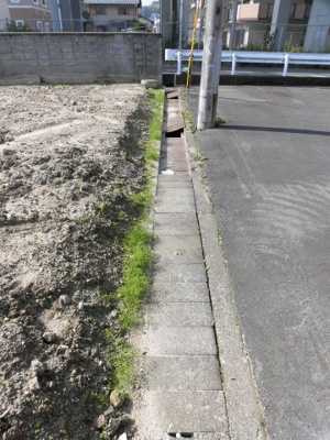 【その他】 | 大津市和邇南浜　駅近分譲土地 | 4号地接道部分側溝