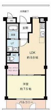 【間取り】 | リラスクエア八尾宮町 | １LDK