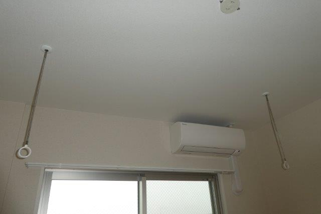 倉敷市老松町４丁目の賃貸マンションの設備|室内物干し