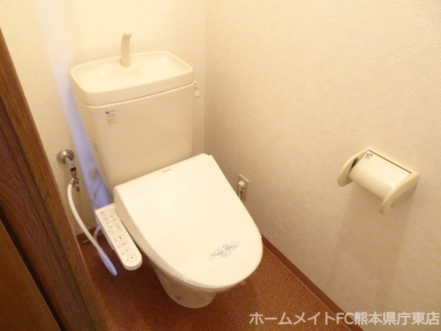 熊本市南区出仲間７丁目の賃貸マンションのトイレ
