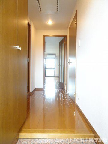 熊本市南区出仲間７丁目の賃貸マンションの玄関