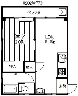 【間取り】 | ハイツSD