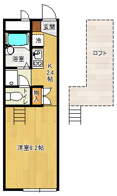 【間取り】 | レオパレスＭｏｒｉⅡ | レオパレスMoriⅡ(GoodHome)