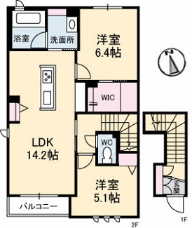 【間取り】 | Azul Wisteria　A