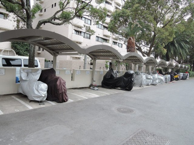 【その他共用部分】 | シティ能見台ふれあいの街B棟 | バイク置場
