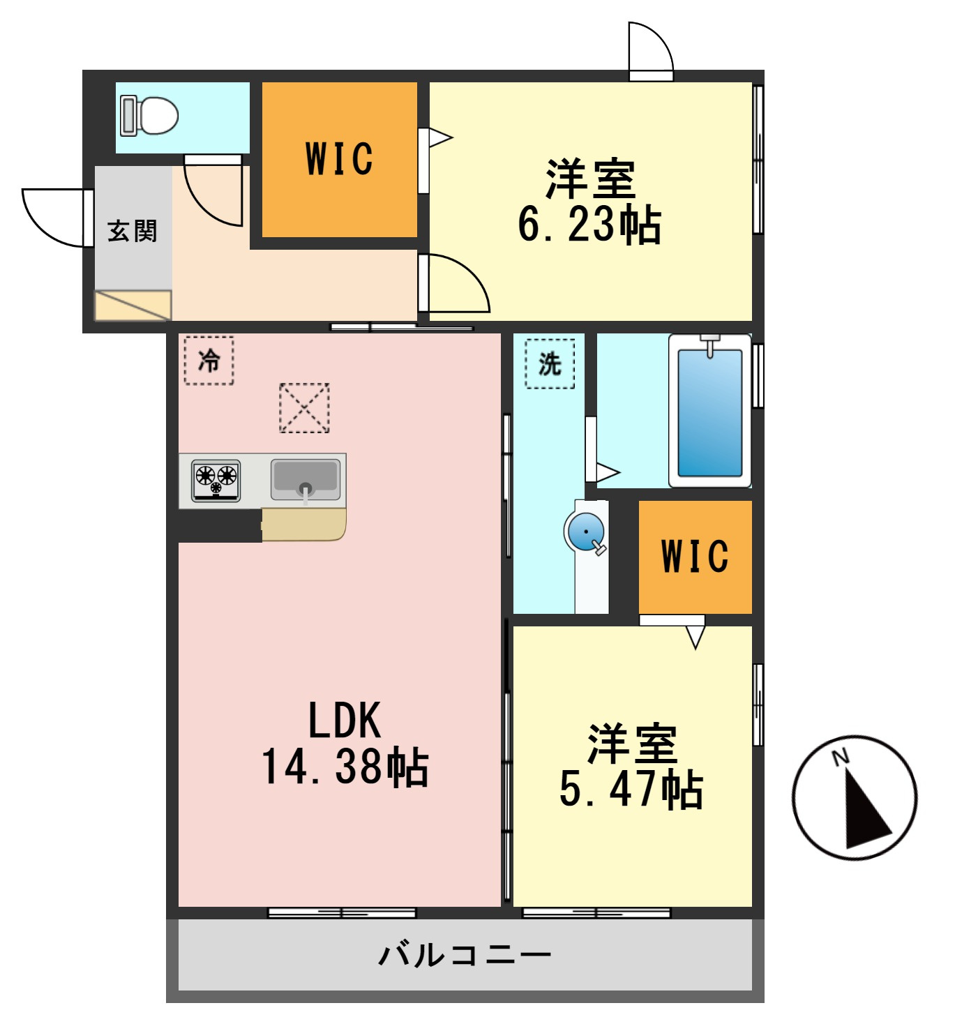 エトス レヴァンの間取り