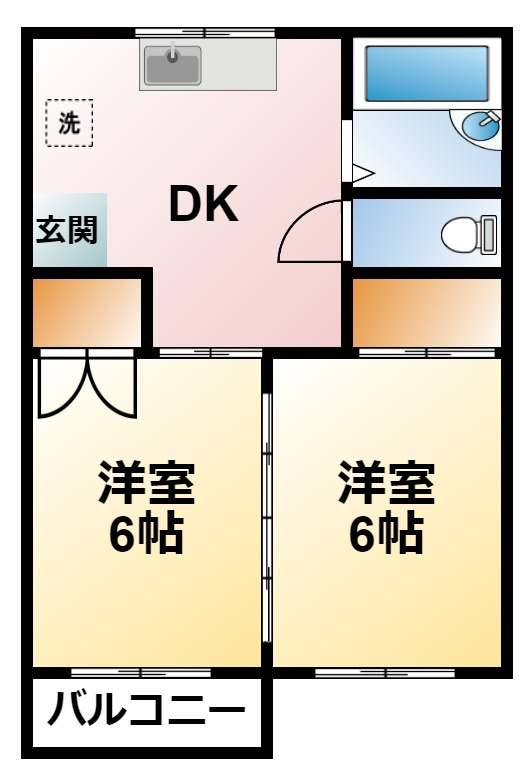 ドルフ茂原の間取り