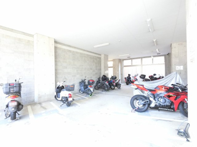【その他共用部分】 | 東急ドエル・横浜ヒルサイドガーデン四番館 | バイク置き場です。