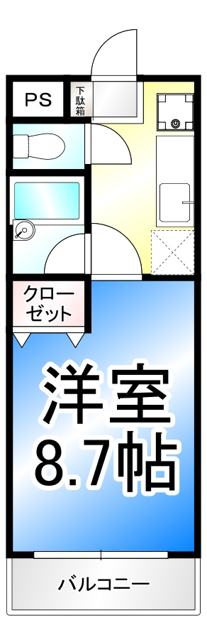 ブラウンヒルズ2番館の間取り