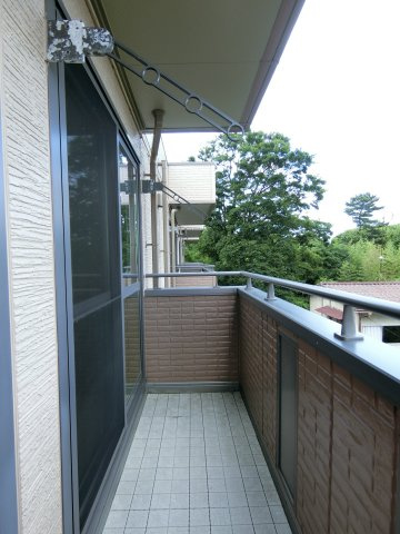 グランシャリオ新開のバルコニー