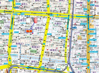 【地図】 | 北堀江GGR