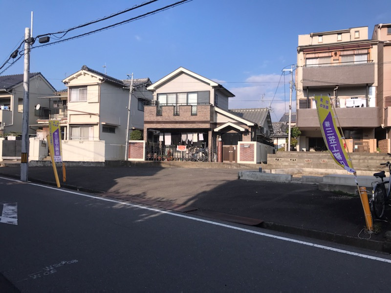 サン・タウン三箇１丁目の前面道路含む現地写真|■ＪＲ片町線　住道駅まで徒歩圏内■