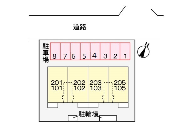ルミエールの区画図