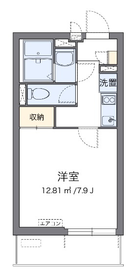 クレイノ帰燕館の間取り