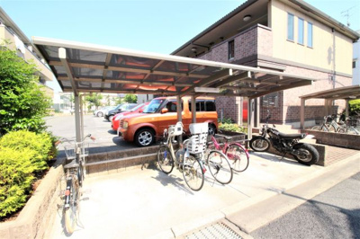 【その他共用部分】 | パークサイド渋川Ｂ | 屋根付き駐輪場
