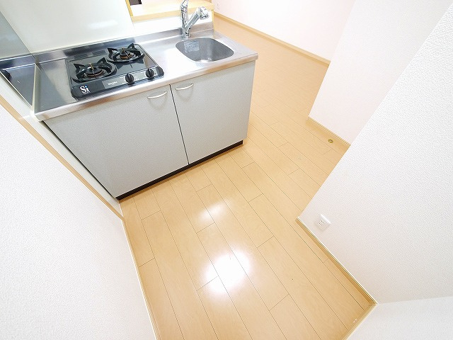 ウエストメゾンＢのキッチン|きれいなキッチンです