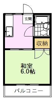 【間取り】 | コーポ高橋 | 間取り