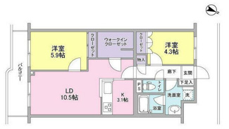 【間取り】 | アプリーテ梶ヶ谷 | 間取り図