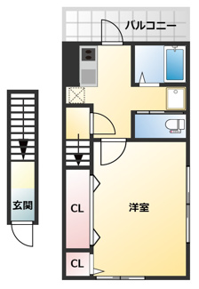 【間取り】 | 西明石テラスハウス