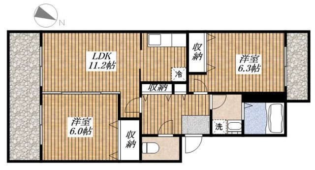 ファミールグランの間取り