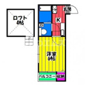 【間取り】 | アイゼン竹下Ⅱの間取り