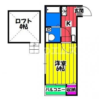 【間取り】 | アイゼン竹下Ⅱ | アイゼン竹下Ⅱの間取り