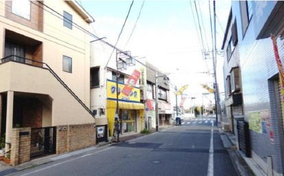 売地　（鶴見区矢向4丁目）の前面道路含む現地写真|前面道路含む現地写真です　ゆとりある広さの前面道路
