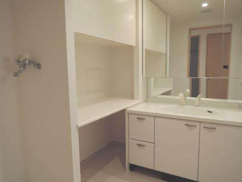 千代田区神田佐久間町４丁目の賃貸マンションの独立洗面台