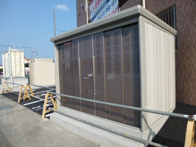 倉敷市真備町川辺の賃貸マンションのその他共用部分|敷地内ゴミST（当番なし）