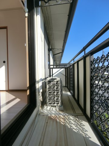 スティブル　A棟のバルコニー