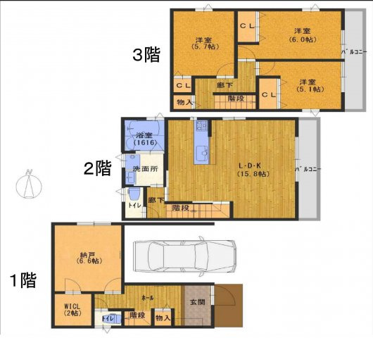 服部天神駅～徒歩10分　服部西町4丁目中古戸建の画像
