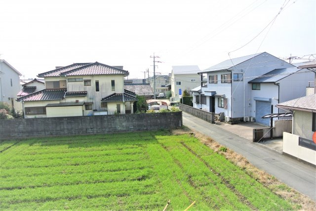 残り１棟！牟田山中学校校区の新築建売　久留米市津福今町　第５　1号棟の展望|のどかな風景が見渡せます。
