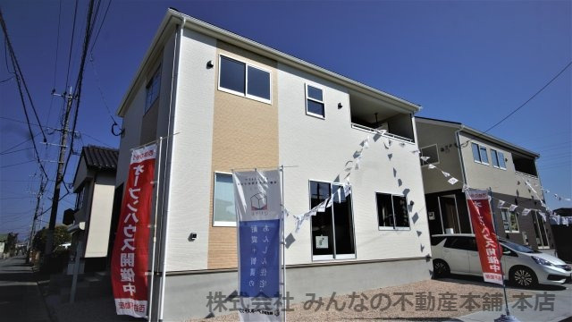 残り１棟！牟田山中学校校区の新築建売　久留米市津福今町　第５　1号棟の外観|オープンハウス開催中です。