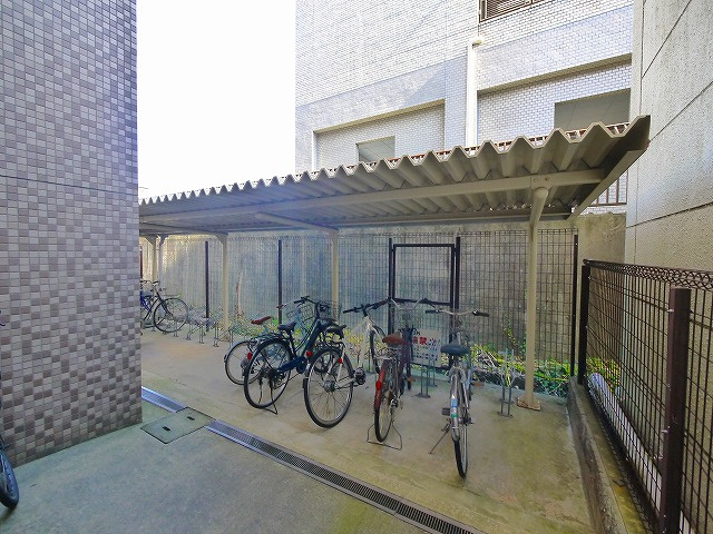 コーポひろおかのその他共用部分|駐輪場です