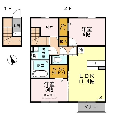 【間取り】 | モラン角木B
