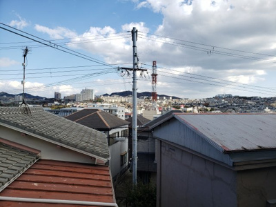 【展望】 | 千鳥が丘ハイツ | 2階からの眺望☆神戸市垂水区　千鳥が丘ハイツ☆