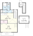 【間取り】 | ロフト付き。
