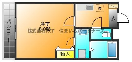 リブレア久留米駅前B棟の間取り