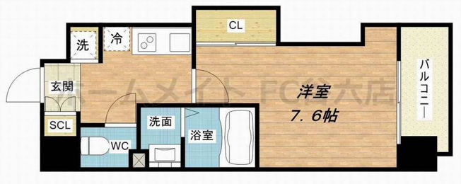 【間取り】 | Luxe難波西Ⅱ
