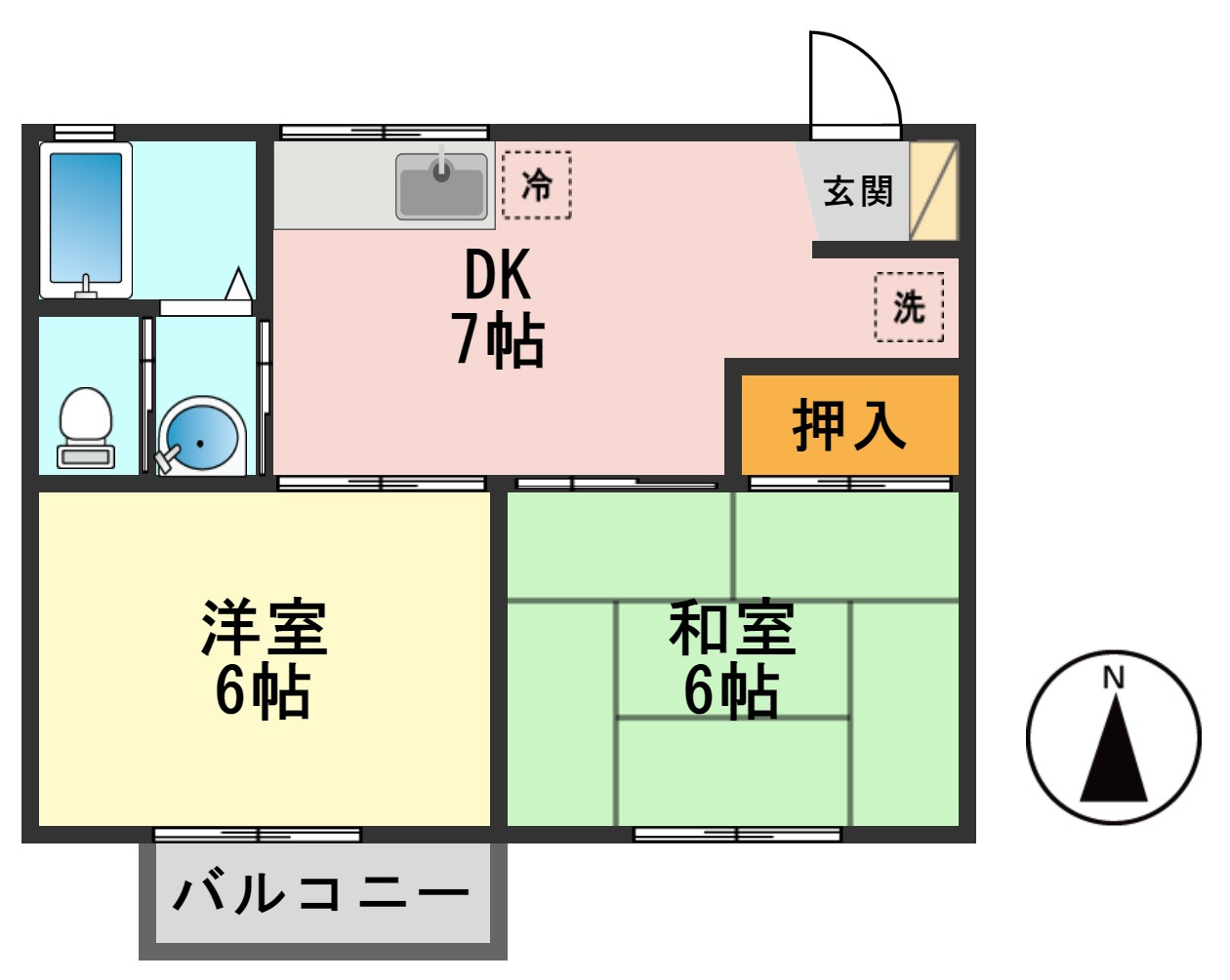 コスモクレールⅠの間取り