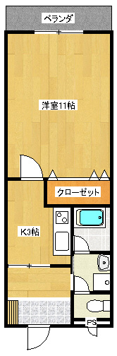 オーキッドエステイト　3号の間取り