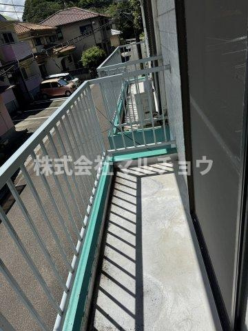 宝ハイツ1のバルコニー|広々としたバルコニーです