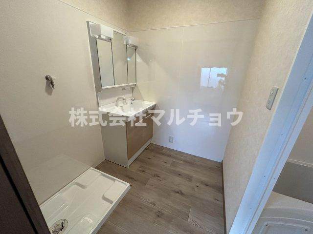 宝ハイツ1の洗面所|使いやすい洗面所です