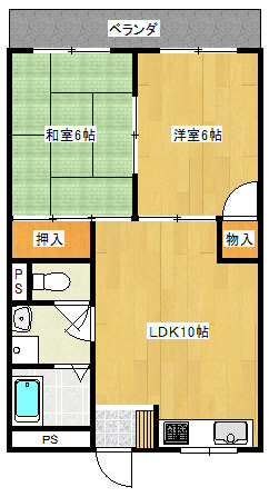 コンフォールⅠの間取り