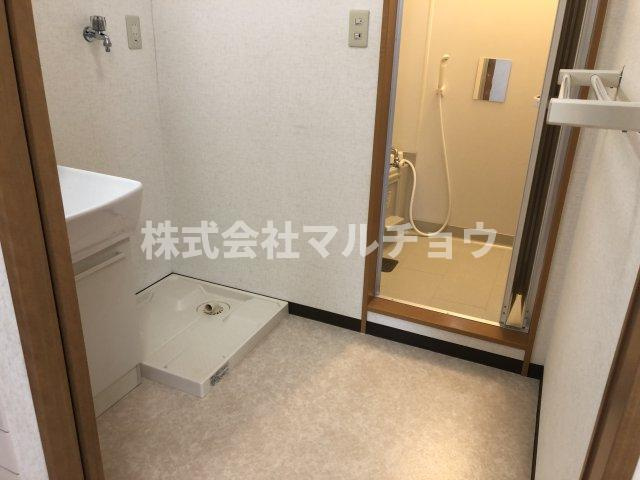 オーキッドエステイト　1号の洗面所|コンパクトで使いやすい洗面所