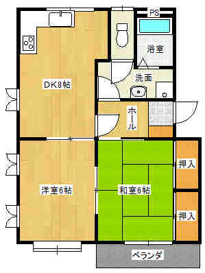 Ｓ＆Ｋハイツの間取り